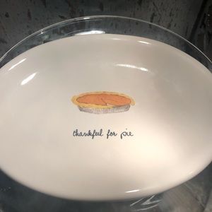 Rae Dunn Small Plate 🎃 Thankful for Pie 🥧